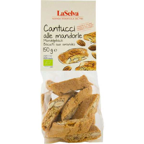 Organic almond Cantucci 150g 1 Organic almond Cantucci 150g