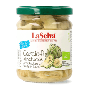 Organic artichokes in brine 200g
