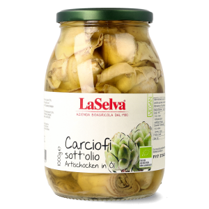 Organic artichokes in oil 1000g