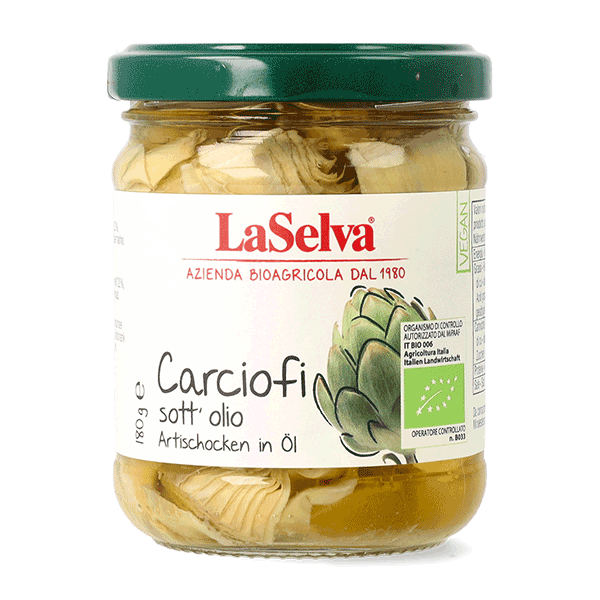Carciofi sott'olio bio 180g 1 Carciofi sott'olio bio 180g