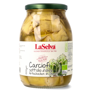 Organic artichokes in olive oil 1000g