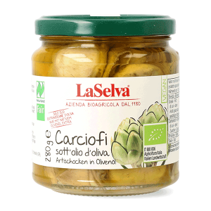 Carciofini sott'olio d'oliva bio 280g