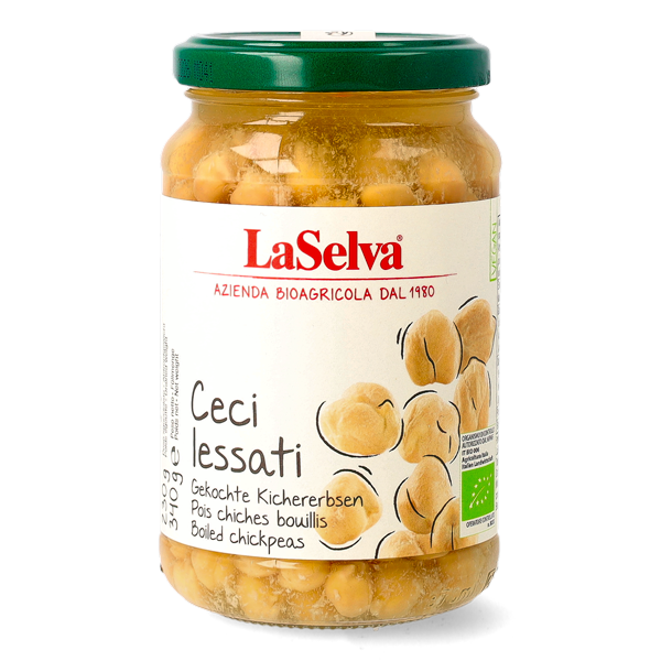 Organic boiled chickpeas 340g 1 Organic boiled chickpeas 340g