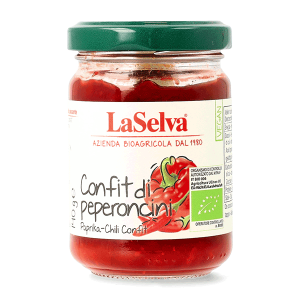 Organic chili pepper confit 140g