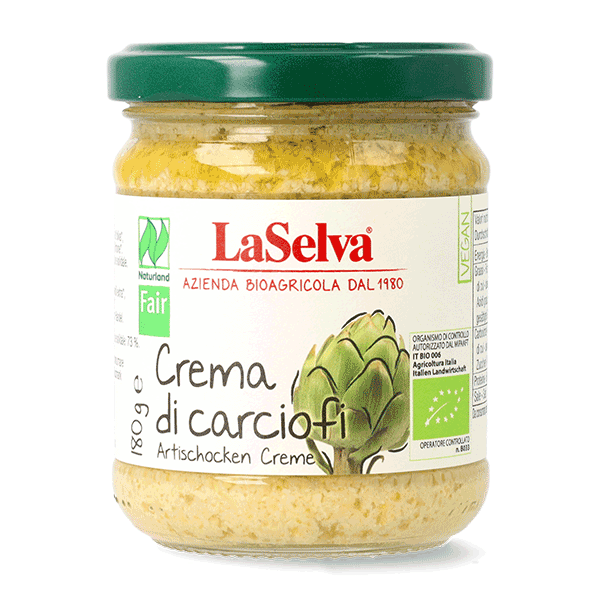 Organic artichoke cream 180g 1 Organic artichoke cream 180g