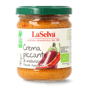 Organic spicy eggplant cream 180g