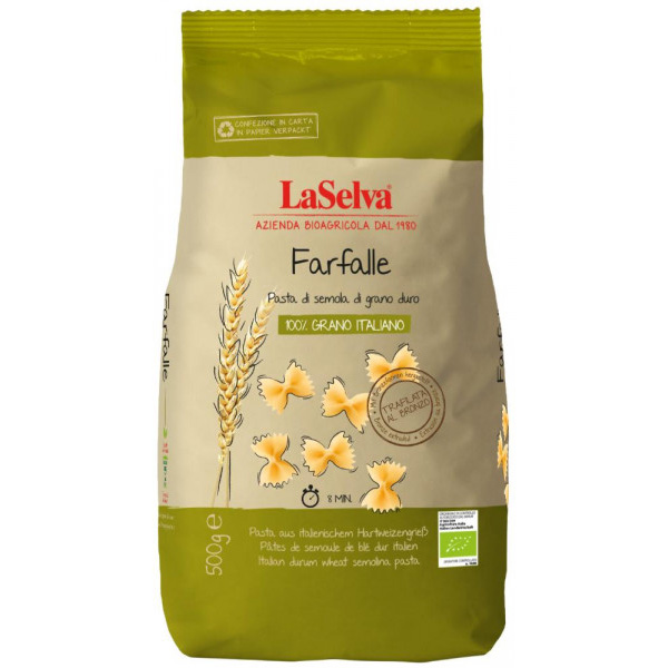 Organic farfalle 500g 1 Organic farfalle 500g