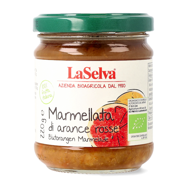 Organic blood orange marmalade 220g 1 Marmellata di arance rosse bio 220g