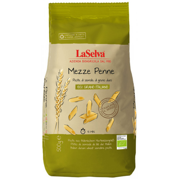 Organic mezze penne 500g 1 Organic mezze penne 500g