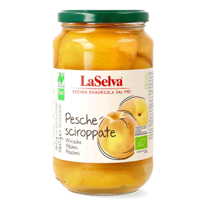 Organic peaches in syrup 560g