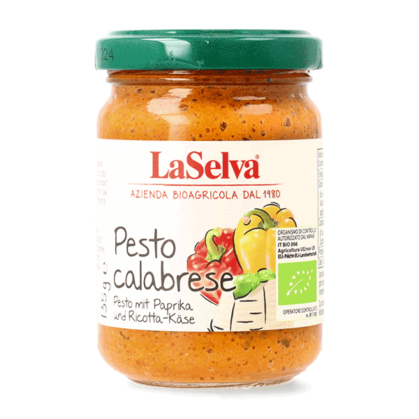 Organic Calabrian Pesto 135g 1 Organic Calabrian Pesto 135g