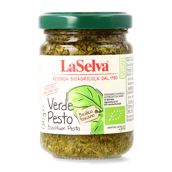 Organic basil pesto 130g 1 Organic basil pesto 130g