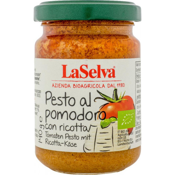 Organic Tomato Pesto with Ricotta 140g 1 Organic Tomato Pesto with Ricotta 140g