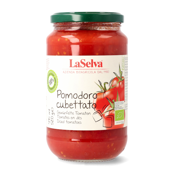 Organic diced tomato 520g 1 Pomodoro cubettato bio 520g