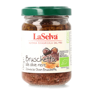 Organic black olive sauce for bruschetta 130g