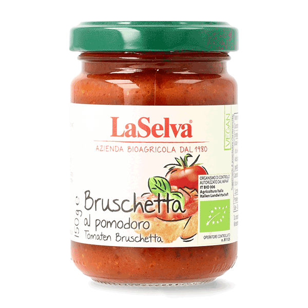 Organic tomato sauce for bruschetta 150g 1 Organic tomato sauce for bruschetta 150g