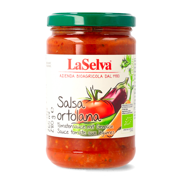 Organic sauce with vegetable 280g 1 Organic sauce with vegetable 280g