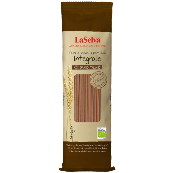 Organic durum whole wheat spaghetti 500g 1 Organic durum whole wheat spaghetti 500g