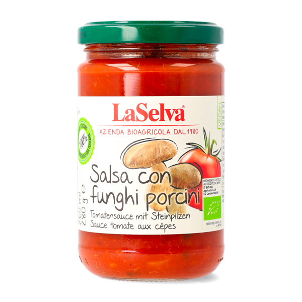 Organic porcini mushroom sauce 280g 1 Organic porcini mushroom sauce 280g