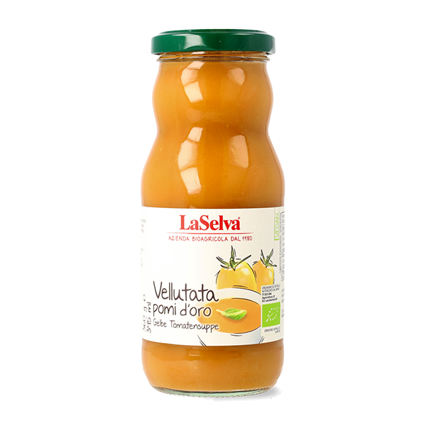 Organic yellow tomato soup 345ml 1 Organic yellow tomato soup 345ml