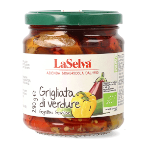 Organic grilled vegetables in oil 280g