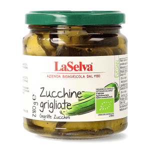Organic grilled zucchini in oil 280g