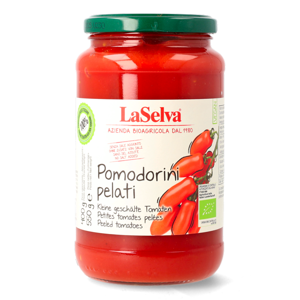 Organic peeled cherry tomatoes 550g 1 Organic peeled cherry tomatoes 550g