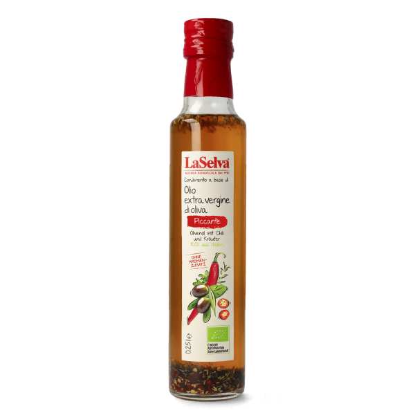 Olio extravergine di oliva piccante bio 250 ml 1 Olio extravergine di oliva piccante bio 250 ml